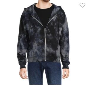 Zadig & Voltaire Tie Dye Zip Up Sweatshirt
